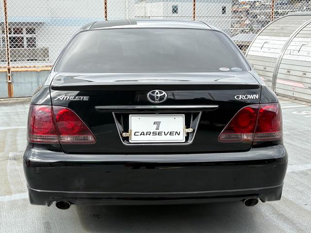 クラウン アスリート　プレミアムエディション　純正ＨＤＤナビ　バックカメラ　レオニス１８インチＡＷ　リア・リアアンダーエアロ　電動シート　シートカバー　ＥＴＣ　スマートキー２個　車両・ナビ取説有り　ディーラー記録簿有り（7枚目）