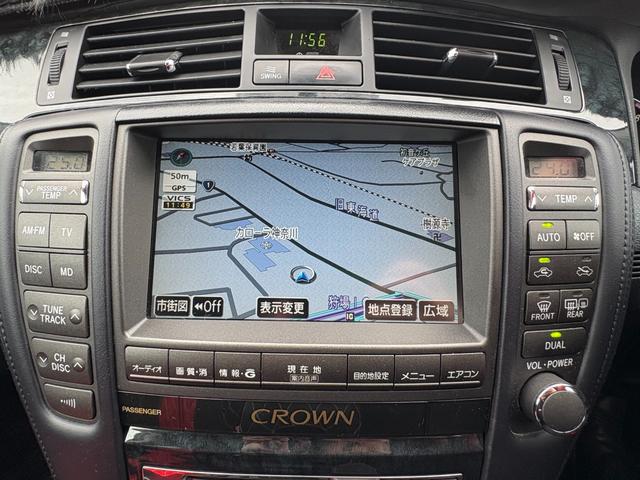 クラウン アスリート　プレミアムエディション　純正ＨＤＤナビ　バックカメラ　レオニス１８インチＡＷ　リア・リアアンダーエアロ　電動シート　シートカバー　ＥＴＣ　スマートキー２個　車両・ナビ取説有り　ディーラー記録簿有り（33枚目）