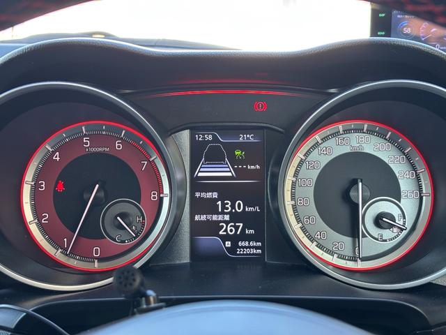 スイフトスポーツ ベースグレード　ワンオーナー　禁煙車　純正メモリナビ　全周囲カメラ　フルセグＴＶ　ＥＴＣ　前後ドラレコ　レーダークルーズ　ブラインドスポット　コーナーセンサー　シートヒーター　純正１７インチＡＷ　スマートキー２個（23枚目）