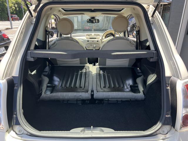 500 1.2 8V ラウンジ ガラスルーフ 純正15インチAW キーレス フォグランプ MTモード付 純正フロアマット 純正オーディオ CD(30枚目)