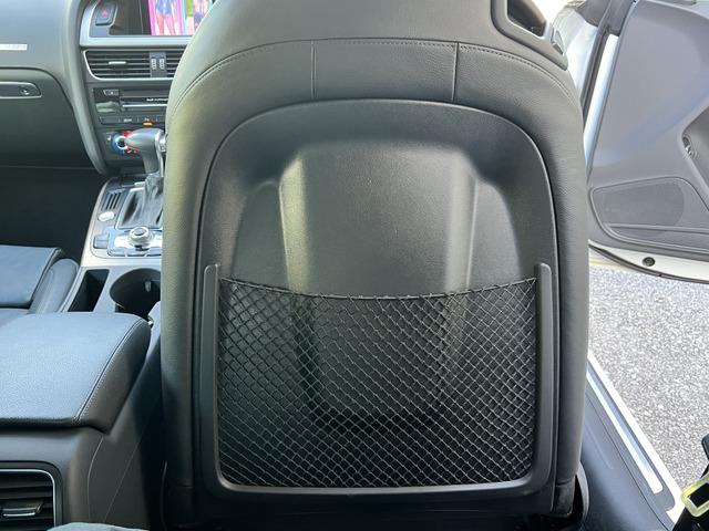 Ａ５ ２．０ＴＦＳＩクワトロ　４ＷＤ　黒レザーシート　パワーシート　バックカメラ　ナビ　テレビ　バックカメラ　クリアランスソナー　アイドリングストップ　１８インチＡＷ　純正フロアマット　クルーズコントロール　記録簿　二年車検付き（66枚目）