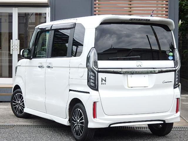 Ｎ－ＢＯＸカスタム Ｇ・Ｌホンダセンシング　ナビ　バックカメラ　８スピーカー　衝突軽減ブレーキ　両側電動スライドドア　クルーズコントロール　スマートキー　ＥＴＣ　ＬＥＤ　車検整備付き　１年保証（4枚目）