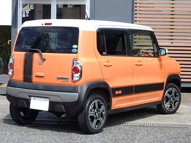 ハスラー Ｘターボ　４ＷＤ　ターボ　ナビ　バックカメラ　Ｂｌｕｅｔｏｏｔｈ　衝突軽減ブレーキ　誤発進防止　シートヒーター　ヒルホールド　ＥＳＰ　新品タイヤ交換　新品バッテリー　１年保証　車検整備付（3枚目）