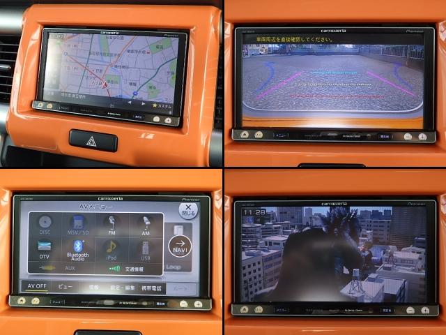 ハスラー Ｘターボ　４ＷＤ　ターボ　ナビ　バックカメラ　Ｂｌｕｅｔｏｏｔｈ　衝突軽減ブレーキ　誤発進防止　シートヒーター　ヒルホールド　ＥＳＰ　新品タイヤ交換　新品バッテリー　１年保証　車検整備付（9枚目）