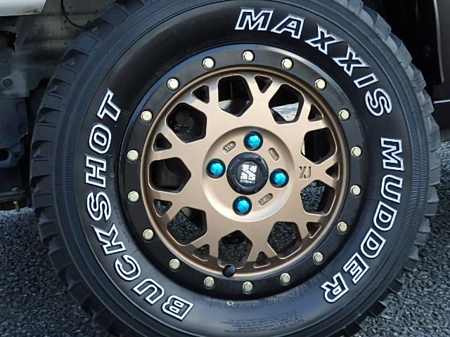 ハスラー Gターボ リフトアップ 前後ショートバンパー ハイスタイルマフラー エクストリームジェイAW マッドテレーンタイヤ AppleCarPlay Bluetooth ルーフBOX 車検整備付 1年保証(6枚目)