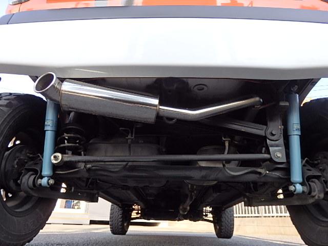 ハスラー Gターボ リフトアップ 前後ショートバンパー ハイスタイルマフラー エクストリームジェイAW マッドテレーンタイヤ AppleCarPlay Bluetooth ルーフBOX 車検整備付 1年保証(10枚目)
