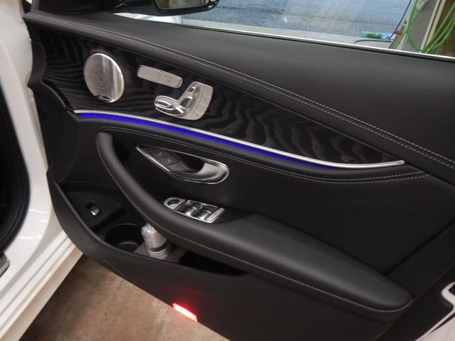 Ｅクラスステーションワゴン Ｅ２００　ステーションワゴン　スポーツ　ＡＭＧライン　ワンオーナー　記録簿　ワイドスクリーン　ＨＵＤ　パノラマルーフ　パワートランク　Ｂｕｒｍｅｓｔｅｒ　ナビＴＶ全方位　オートクルーズ　黒革（16枚目）