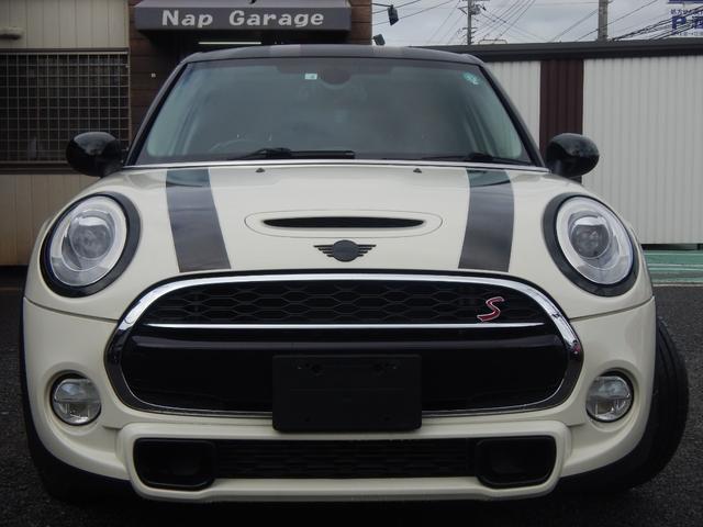 MINI クーパーS 純正ナビ・バックカメラ ミラーETC LED ブラックライトリング ユニオンテール 17ブラックAW コンフォートアクセス(5枚目)