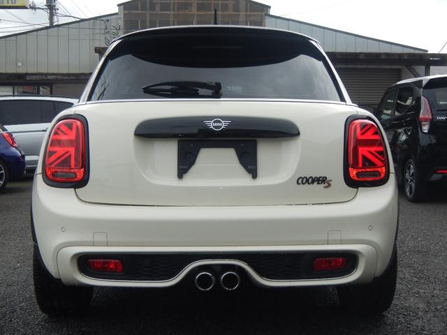 MINI クーパーS 純正ナビ・バックカメラ ミラーETC LED ブラックライトリング ユニオンテール 17ブラックAW コンフォートアクセス(9枚目)