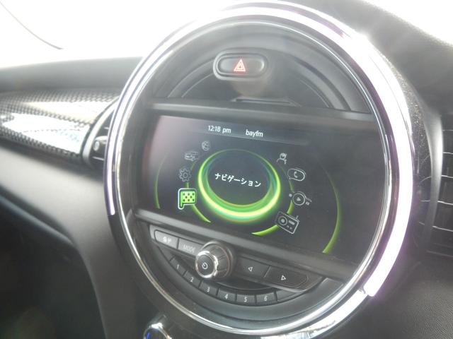 MINI クーパーS 純正ナビ・バックカメラ ミラーETC LED ブラックライトリング ユニオンテール 17ブラックAW コンフォートアクセス(14枚目)