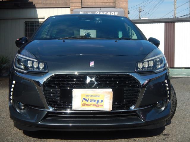 DS3 パフォーマンスライン クルーズコントロール ETC 社外ナビTV Bluetooth 純正オーディオ 17aw ハーフレザーシート(3枚目)