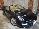 ポルシェのオープン2シーター「ボクスタ(Boxster)」。ミッドシップに水平対向6気筒3.4Lエンジン搭載の「ボクスターS」入庫致しました。