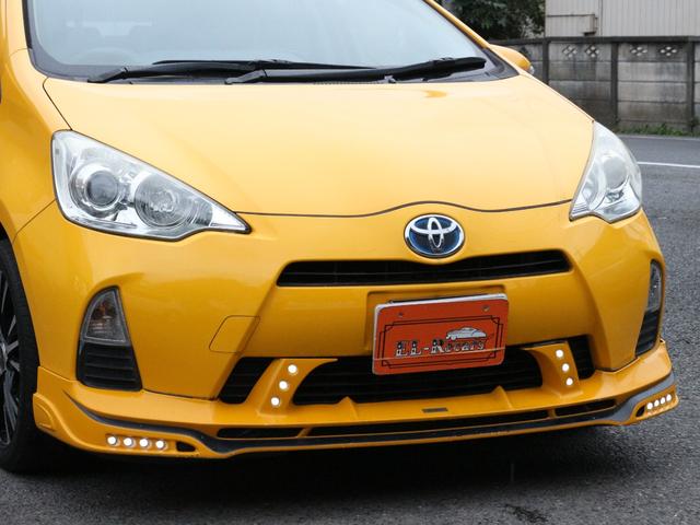 アクア S ROWENエアロ・Bluetooth接続・8インチナビ・フルセグ・フルセグ・ETC・スマートキー・HIDヘッドライト・社外16インチアルミ・デイライト・社外テールライト・プッシュスタート(11枚目)