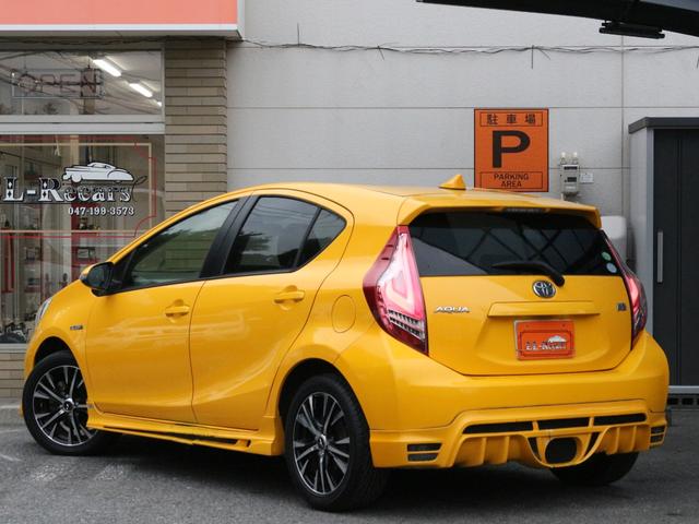 アクア S ROWENエアロ・Bluetooth接続・8インチナビ・フルセグ・フルセグ・ETC・スマートキー・HIDヘッドライト・社外16インチアルミ・デイライト・社外テールライト・プッシュスタート(29枚目)