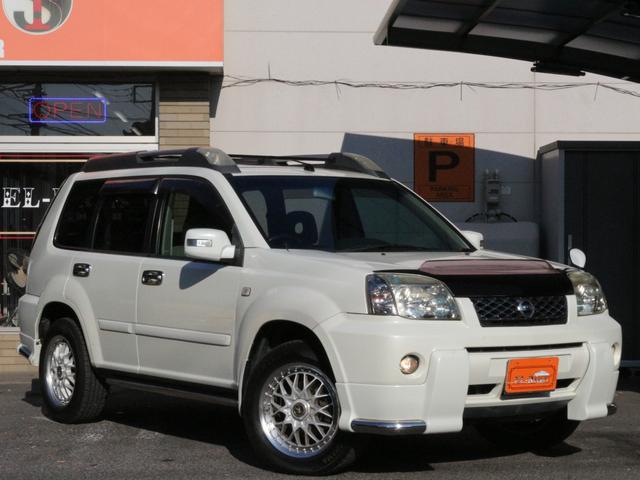 エクストレイル ＧＴ　後期型・ＳＲ２０ＶＥＴターボ・ハイパールーフ・純正エアロ・バグガード・ＲＡＹＳ１７インチアルミ・ＥＴＣ・キーレス・オートＡ／Ｃ・純正ナビ・ウィンカーミラー・ドアバイザーＨＩＤヘッドライト・フォグランプ（26枚目）