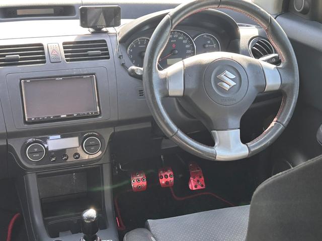 スイフト スポーツ　セットオプション装着車　　モンスター（エキマニ〜エンド　ＥＣＵ　カーボンエアインテーク　エアロパーツ　ブレーキパッド　ペダル　マット　）　足回オーリンズ車高調　ホイール　レイズＶＲ０３０（鍛造）（15枚目）