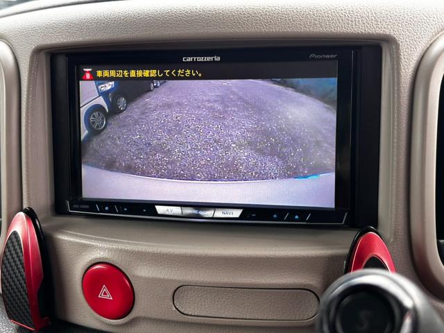 キューブ 15X パーティーレッドセレクション インテリジェントキー カロッツェリアナビ フルセグTV DVDビデオ再生 Bluetooth Bluetooth(29枚目)