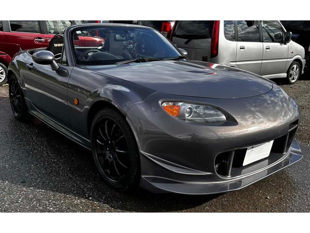 ロードスター RS NOPROノガミプロジェクト エアロ(フロント・サイド)エンジン(カム・ECU)アラゴスタ(フルタップ車高調)フルバケシート(ブリッド) 18インチ ワーク エモーション LSD(9枚目)