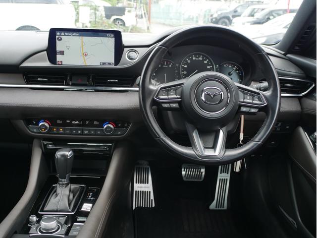 アテンザセダン ２５Ｓ　Ｌパッケージ　自社ユーザー買取車／後期型／３６０度ビュー／ＢＯＳＥサウンド／衝突軽減ブレーキ／レーダークルコン／ＢＳＭ／マツコネナビ／茶本革シート／Ｐシート／シートメモリ／シートヒーター／ステアヒーター（7枚目）