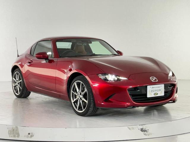 ロードスターＲＦ ＶＳ　テラコッタセレクション　ｉ－ｓｔｏｐ／ｉ－ＥＬＯＯＰ／ＢＳＭ／衝突軽減ブレーキ／車線逸脱警報／ＡＴ誤発進抑制制御／クルコン／アダプティブＬＥＤヘッド／テラコッタ革シート／シートヒーター／ＢＯＳＥ／マツコネ／Ｂカメラ／ＥＴＣ（4枚目）