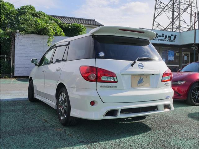 ウイングロード ライダー 最終型/オーテック特別仕様車/アクティブAFS/HIDヘッドライト・Fフォグ/専用エアロバンパー・サイドシル/16インチ光輝AW/プラズマクラスター付きAAC/スマートキー/純正SDナビ/ETC(4枚目)