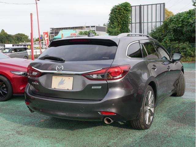 アテンザワゴン ２５Ｓ　Ｌパッケージ　ワンオーナー（自社名変済）／３６０度ビュー／茶革／ＢＯＳＥ／衝突軽減／追従クルコン／誤発進抑制／ＬＫＡＳ／ＢＳＭ／アダプティブＬＥＤヘッド／シートヒーター／Ｐシート・運転席メモリー付／マツコネ／ＥＴＣ（6枚目）