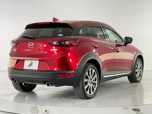 CX-3 20S エクスクルーシブモッズ 4WD/360度ビュー/前後スマートシティブレーキ/AT誤発進抑制/全車速追従レーダークルコン/BSM/車線逸脱警報/LEDヘッド・フォグ/深赤革シート/シートヒーター/Pシート/マツコネナビ/ETC(7枚目)