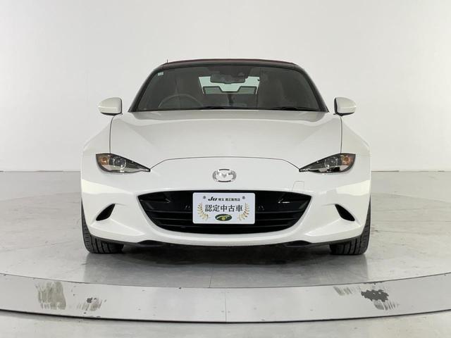 ロードスター １．５　Ｓ　１００周年記念車　ｉ－ｓｔｏｐ／ｉ－ＥＬＯＯＰ／セーフティＰＫＧ（クルコン／アダプティブＬＥＤヘッド）／ＢＳＭ／車線逸脱警報／前後衝突軽減ブレーキ／ＡＴ誤発進抑制／専用レッドナッパ革シート／マツコネ／ＥＴＣ／ドラレコ（3枚目）