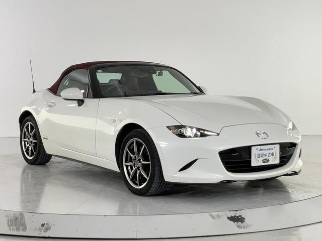 ロードスター １．５　Ｓ　１００周年記念車　ｉ－ｓｔｏｐ／ｉ－ＥＬＯＯＰ／セーフティＰＫＧ（クルコン／アダプティブＬＥＤヘッド）／ＢＳＭ／車線逸脱警報／前後衝突軽減ブレーキ／ＡＴ誤発進抑制／専用レッドナッパ革シート／マツコネ／ＥＴＣ／ドラレコ（9枚目）