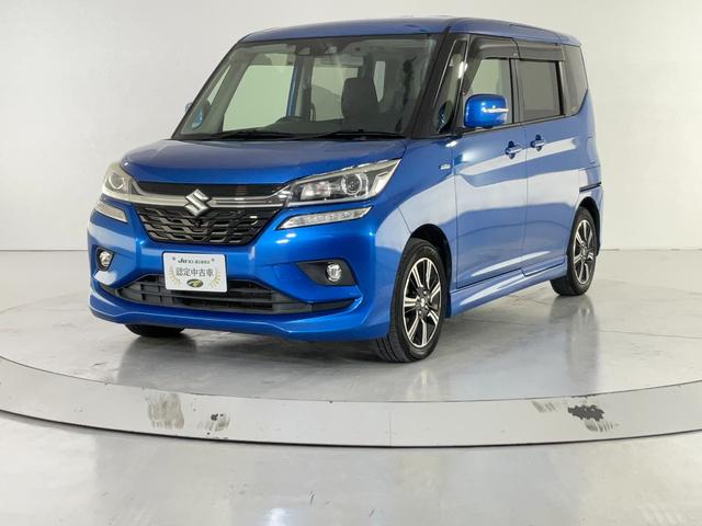 ソリオバンディット ハイブリッドＭＶ　セーフティサポート（ＤＣＢＳ／誤発進抑制機能／車線逸脱警報／アダプティブクルコン／ハイビームアシスト）／電動スライドドア／ＬＥＤヘッド・Ｆフォグ／シートヒーター／全方位モニター／８型ＳＤナビ／ＥＴＣ（2枚目）