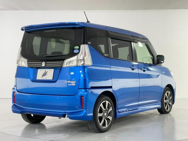 ソリオバンディット ハイブリッドＭＶ　セーフティサポート（ＤＣＢＳ／誤発進抑制機能／車線逸脱警報／アダプティブクルコン／ハイビームアシスト）／電動スライドドア／ＬＥＤヘッド・Ｆフォグ／シートヒーター／全方位モニター／８型ＳＤナビ／ＥＴＣ（7枚目）