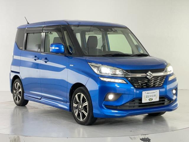 ソリオバンディット ハイブリッドＭＶ　セーフティサポート（ＤＣＢＳ／誤発進抑制機能／車線逸脱警報／アダプティブクルコン／ハイビームアシスト）／電動スライドドア／ＬＥＤヘッド・Ｆフォグ／シートヒーター／全方位モニター／８型ＳＤナビ／ＥＴＣ（9枚目）