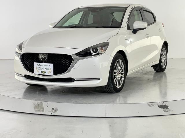 ＭＡＺＤＡ２ １５Ｓ　１００周年特別記念車　ワンオーナー／３６０度ビュー／Ｐセンサー／ＢＳＭ／車線逸脱警報／前後衝突軽減ブレーキ／ＡＴ誤発進抑制制御／レーダークルコン／ＬＫＡ／ＬＥＤヘッド／赤革シート／シートヒーター／マツコネナビ／ＥＴＣ（2枚目）