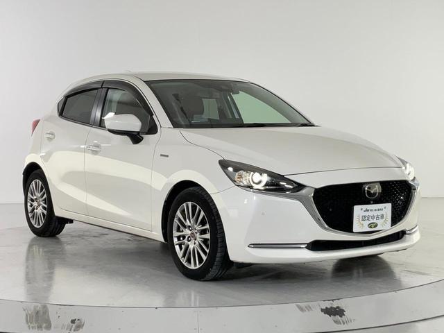 ＭＡＺＤＡ２ １５Ｓ　１００周年特別記念車　ワンオーナー／３６０度ビュー／Ｐセンサー／ＢＳＭ／車線逸脱警報／前後衝突軽減ブレーキ／ＡＴ誤発進抑制制御／レーダークルコン／ＬＫＡ／ＬＥＤヘッド／赤革シート／シートヒーター／マツコネナビ／ＥＴＣ（9枚目）