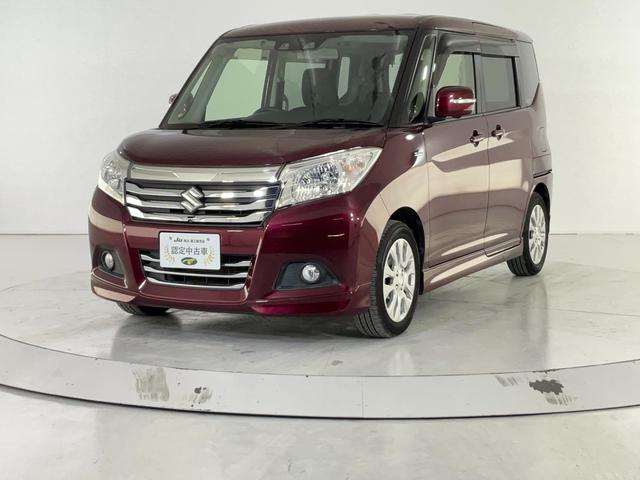 ソリオ ハイブリッドＭＺ　ＥＴＣ　全周囲カメラ　クリアランスソナー　オートクルーズコントロール　レーンアシスト　衝突被害軽減システム　両側電動スライドドア　オートライト　ＨＩＤ　スマートキー　アイドリングストップ（2枚目）