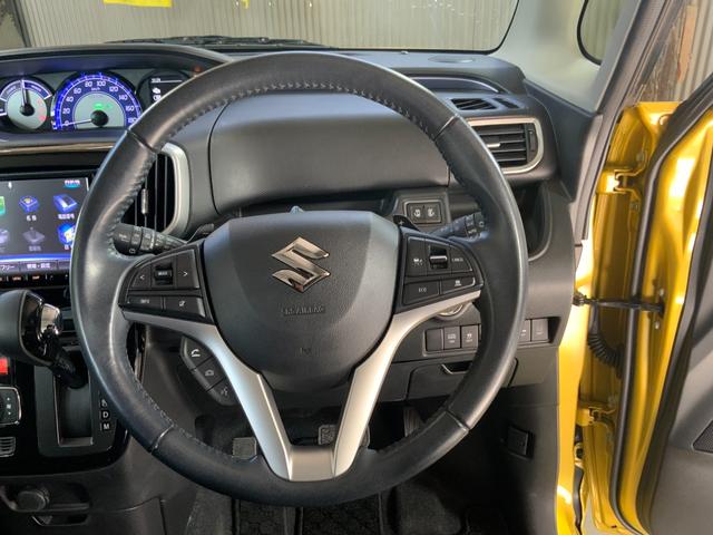 ソリオバンディット ハイブリッドＳＶ　全方位モニター／両側パワスラ／ツートンルーフ／セーフティサポート（ＤＣＢＳ／誤発進抑制／車線逸脱警報／アダプティブクルコン／ＬＥＤヘッド・フォグ／シートヒーター／純正８型ナビ／Ｂｌｕｅｔｏｏｔｈ／（14枚目）