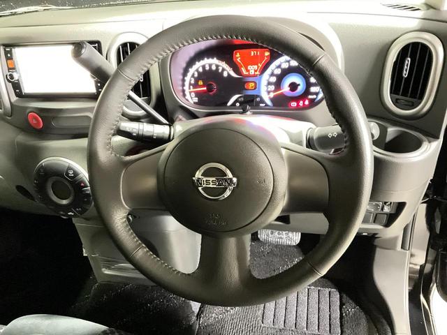 キューブ ライダー　ブラックライン　実走行４００ｋｍ／ＨＩＤヘッド／外装ダーククロームメッキ加飾・ライダー専用エアロバンパー／１６インチ光輝ＡＷ／プラズマクラスター付ＡＡＣ／インテリジェントキー・プッシュスタート／純正ナビ／ＥＴＣ（14枚目）