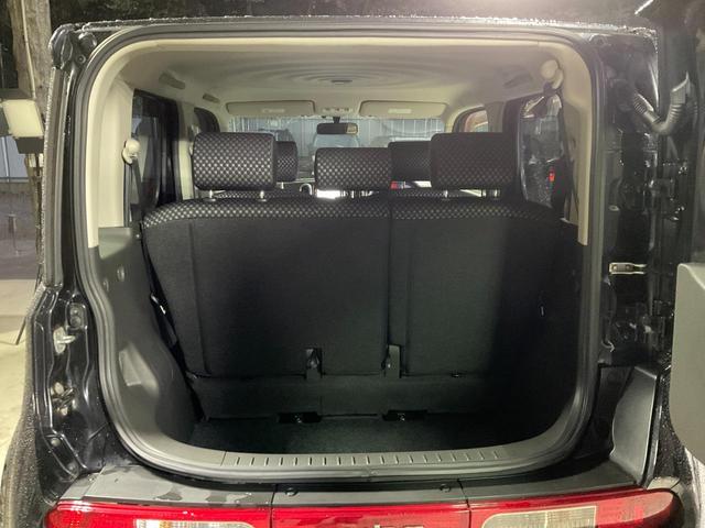 キューブ ライダー　ブラックライン　実走行４００ｋｍ／ＨＩＤヘッド／外装ダーククロームメッキ加飾・ライダー専用エアロバンパー／１６インチ光輝ＡＷ／プラズマクラスター付ＡＡＣ／インテリジェントキー・プッシュスタート／純正ナビ／ＥＴＣ（23枚目）