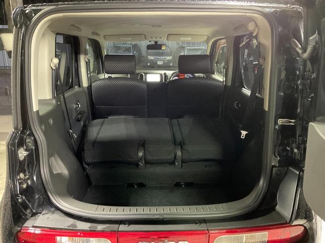 キューブ ライダー　ブラックライン　実走行４００ｋｍ／ＨＩＤヘッド／外装ダーククロームメッキ加飾・ライダー専用エアロバンパー／１６インチ光輝ＡＷ／プラズマクラスター付ＡＡＣ／インテリジェントキー・プッシュスタート／純正ナビ／ＥＴＣ（24枚目）