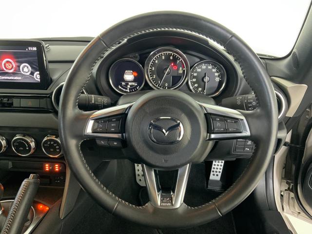 ロードスター Sレザーパッケージ 6速MT/1オーナー/MazdaSPEEDフルエアロ/セーフティPKG(クルコン/アダプティブLEDヘッド/BSM/車線逸脱警報/前後衝突軽減/黒革シート/シートヒーター/BOSE/マツコネ(14枚目)
