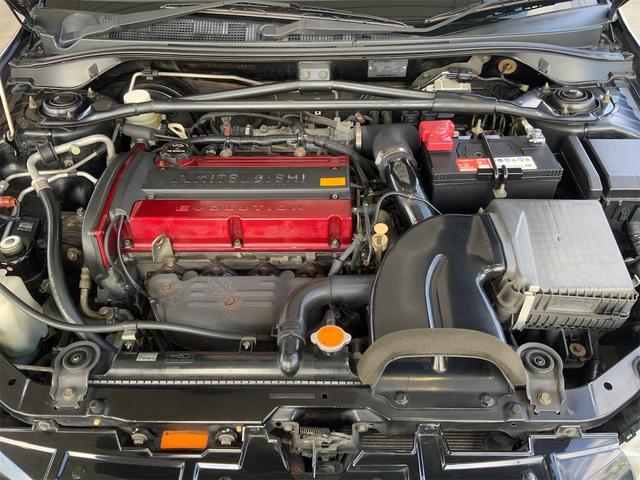 ランサー エボリューションVII GT-A サンルーフ 大型リアスポイラー 修復歴リア WORK17インチ 前後ブレンボ 4G63ターボエンジン HIDヘッド MTモード付AT 革巻きステアリング 自社買取 純正予備部品有 パドルシフト(17枚目)