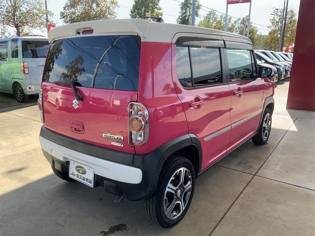 ハスラー Ｘターボ　スマホ連携ナビ　バックカメラ　２トーンホワイトルーフ　Ｂｌｕｅｔｏｏｔｈ　ステアリングスイッチ　ＨＩＤヘッド　レーダーブレーキサポート　衝突軽減　ターボ　スマートキー　プッシュスタート　ＥＴＣ（8枚目）