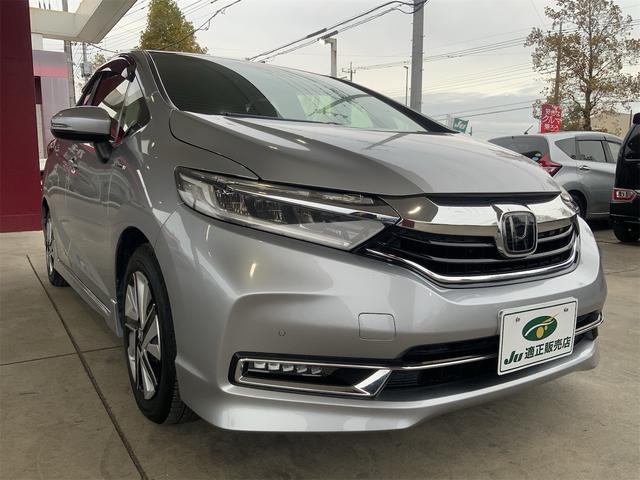 シャトル ハイブリッドＸ　ホンダセンシング　ドラレコ　ナビ　Ｂｌｕｅｔｏｏｔｈ　バックカメラ　ＬＥＤヘッド　スマートキー　プッシュスタート　レーダークルコン　ステアリングスイッチ　シートヒーター　ＬＥＤフォグ　ハーフレザー　ビルトインＥＴＣ（6枚目）