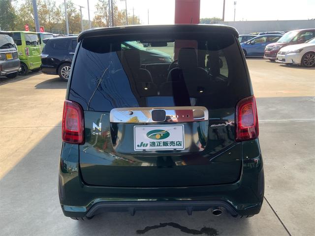 Ｎ－ＯＮＥ モデューロＸ　禁煙車　純正オーディオ　クルコン　ＬＥＤフォグ　１５インチＡＷ　ビルトインＥＴＣ　ハーフレザー　ローダウンサスペンション　ステアリングスイッチ　ＨＩＤ　スマートキー　プッシュスタート　パドルシフト（3枚目）