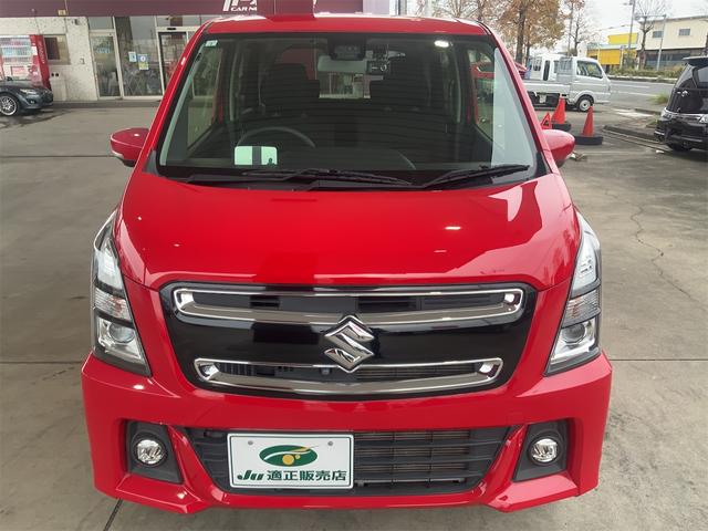 ワゴンＲスティングレー ハイブリッドＴ　１オーナー　前後ドラレコ　全方位カメラ　ＥＴＣ　ナビ　Ｂｌｕｅｔｏｏｔｈ　シートヒーター　フルセグ地デジＴＶ　スマートキー　ＬＥＤヘッド　クルコン　パドルシフト　衝突軽減　バックカメラ　ＬＥＤフォグ（2枚目）