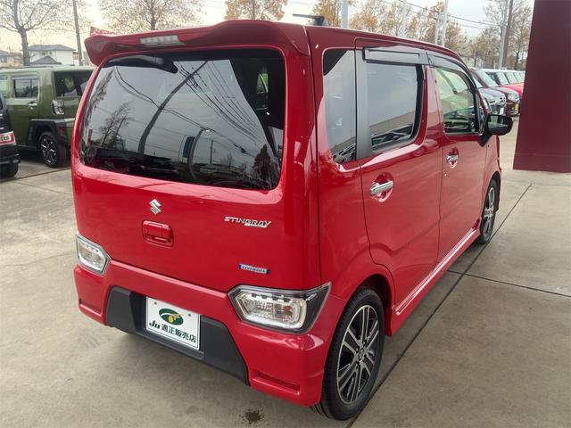 ワゴンＲスティングレー ハイブリッドＴ　１オーナー　前後ドラレコ　全方位カメラ　ＥＴＣ　ナビ　Ｂｌｕｅｔｏｏｔｈ　シートヒーター　フルセグ地デジＴＶ　スマートキー　ＬＥＤヘッド　クルコン　パドルシフト　衝突軽減　バックカメラ　ＬＥＤフォグ（8枚目）