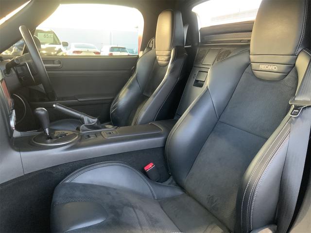 ロードスター ＶＳ　ＲＨＴ　Ｒパッケージ　ＲＥＣＡＲＯシート　ＢＢＳ製１７インチＡＷ　アルカンターラ革コンビシート　タワーバー　ナビ　ＥＴＣ　バックカメラ　シートヒーター　ステアリングスイッチ　パドルシフト　ＨＩＤヘッド　フォグ（13枚目）