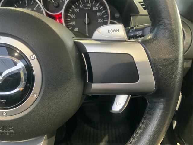 ロードスター ＶＳ　ＲＨＴ　Ｒパッケージ　ＲＥＣＡＲＯシート　ＢＢＳ製１７インチＡＷ　アルカンターラ革コンビシート　タワーバー　ナビ　ＥＴＣ　バックカメラ　シートヒーター　ステアリングスイッチ　パドルシフト　ＨＩＤヘッド　フォグ（35枚目）