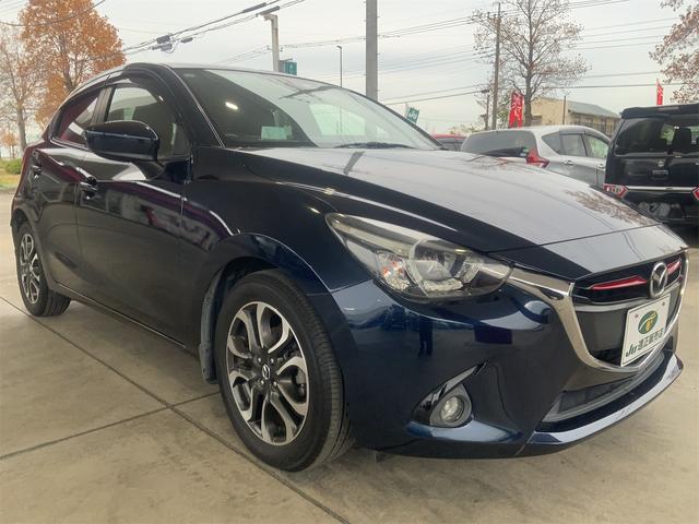 デミオ ＸＤツーリング　６ＭＴ　マツコネ　ＬＥＤヘッド　ＥＴＣ　Ｂｌｕｅｔｏｏｔｈ　クルコン　スマートキー　プッシュスタート　ＵＳＢ　ＳＤ　フォグ　シートカバー　フルセグ地デジＴＶ　ステアリングスイッチ　衝突軽減　Ｐガラス（6枚目）