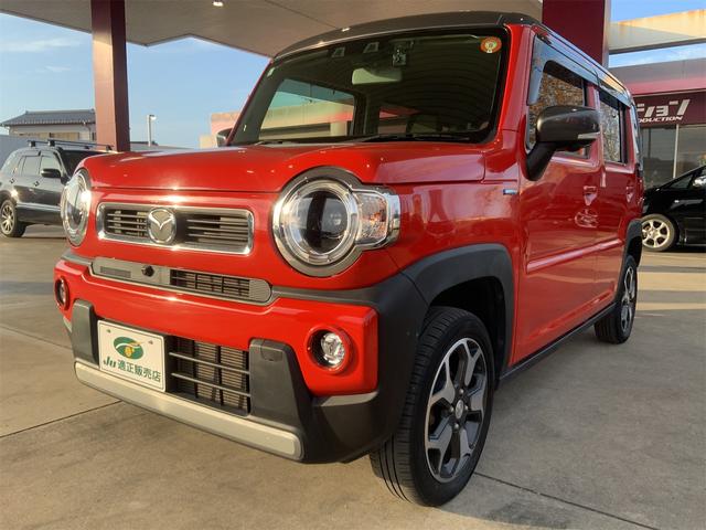 フレアクロスオーバー ハイブリッドＸＳ　前後ドラレコ　２トーンカラー　全方位カメラ　セーフティＰＫＧ　ＡＴ杯ビーム　衝突軽減　誤発進抑制　ナビ　Ｂｌｕｅｔｏｏｔｈ　フルセグ地デジＴＶ　シートヒーター　ＬＥＤ　スマートキー　プッシュスタート（7枚目）